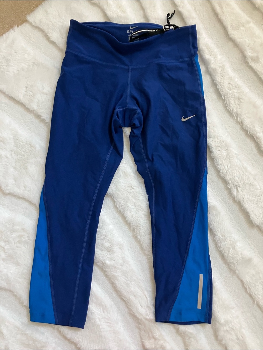 Nike Royal and Bright Blue Capri Leggings